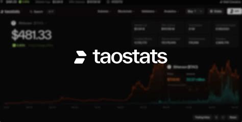 taostats|Bittensor Network Documentation & Analytics .